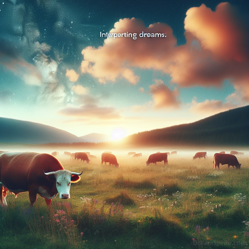 Meaning of Seeing Cattle in a Dream