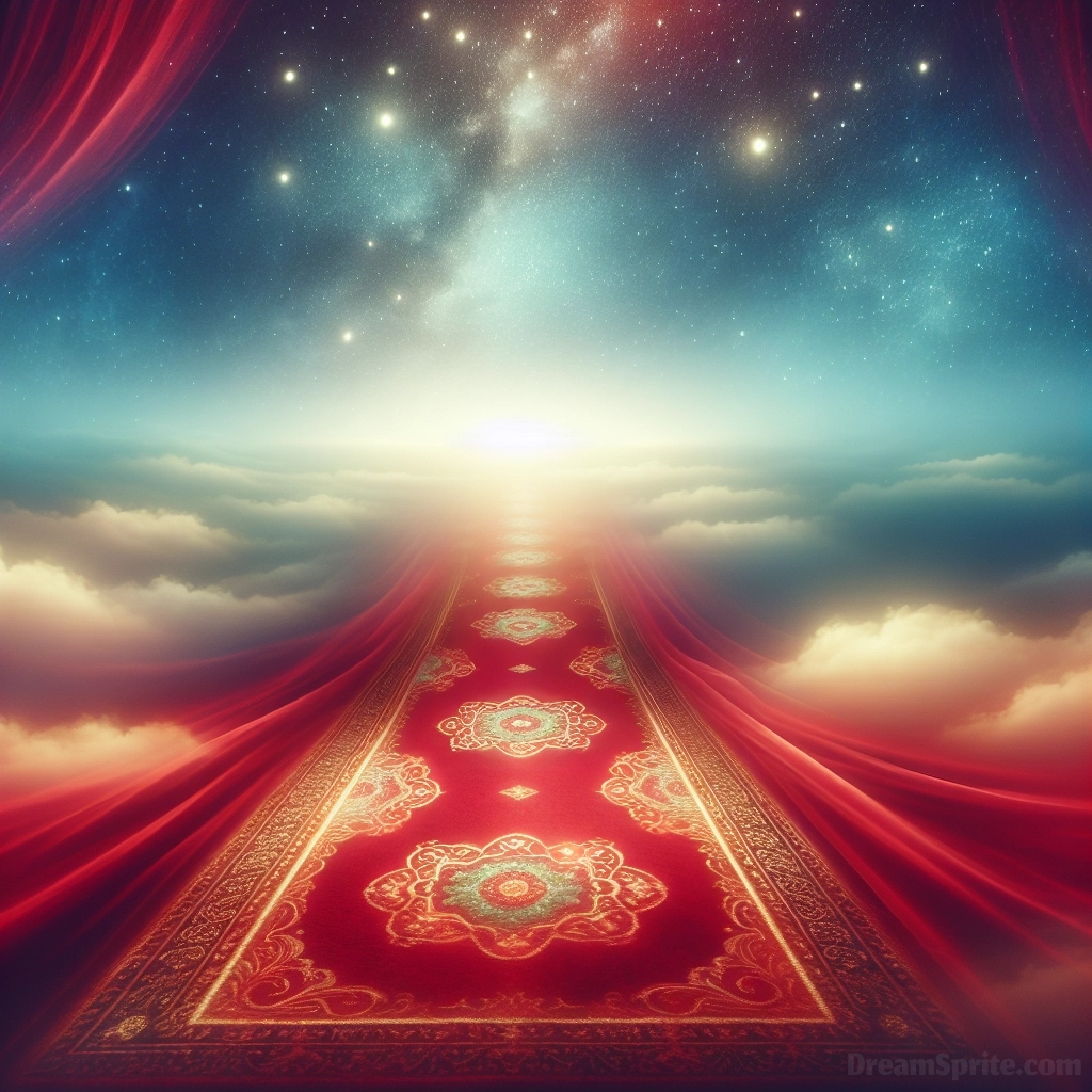 Seeing a Red Carpet in a Dream