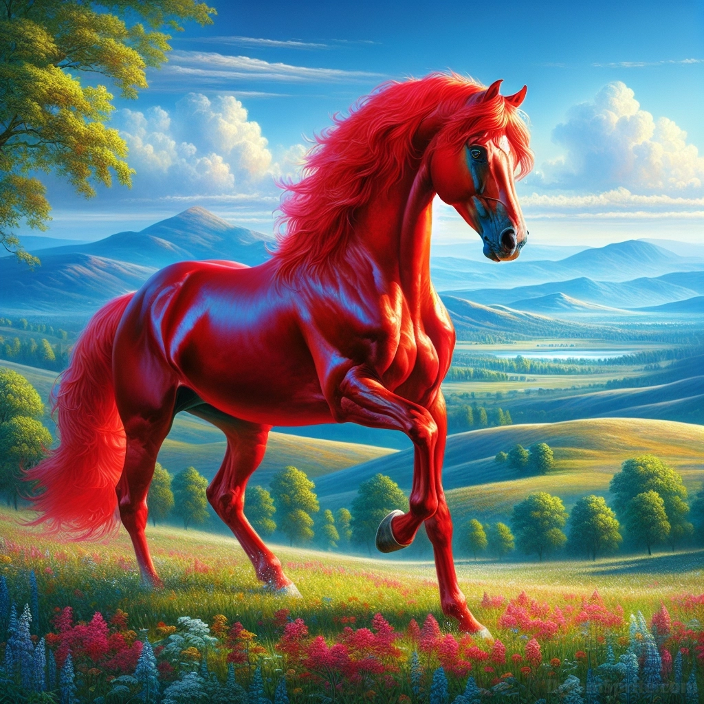 Seeing a Red Horse in a Dream