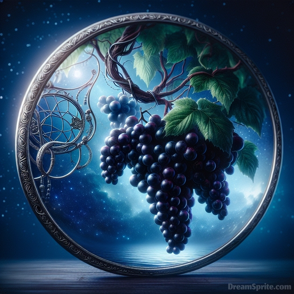 Seeing Black Grapes in a Dream