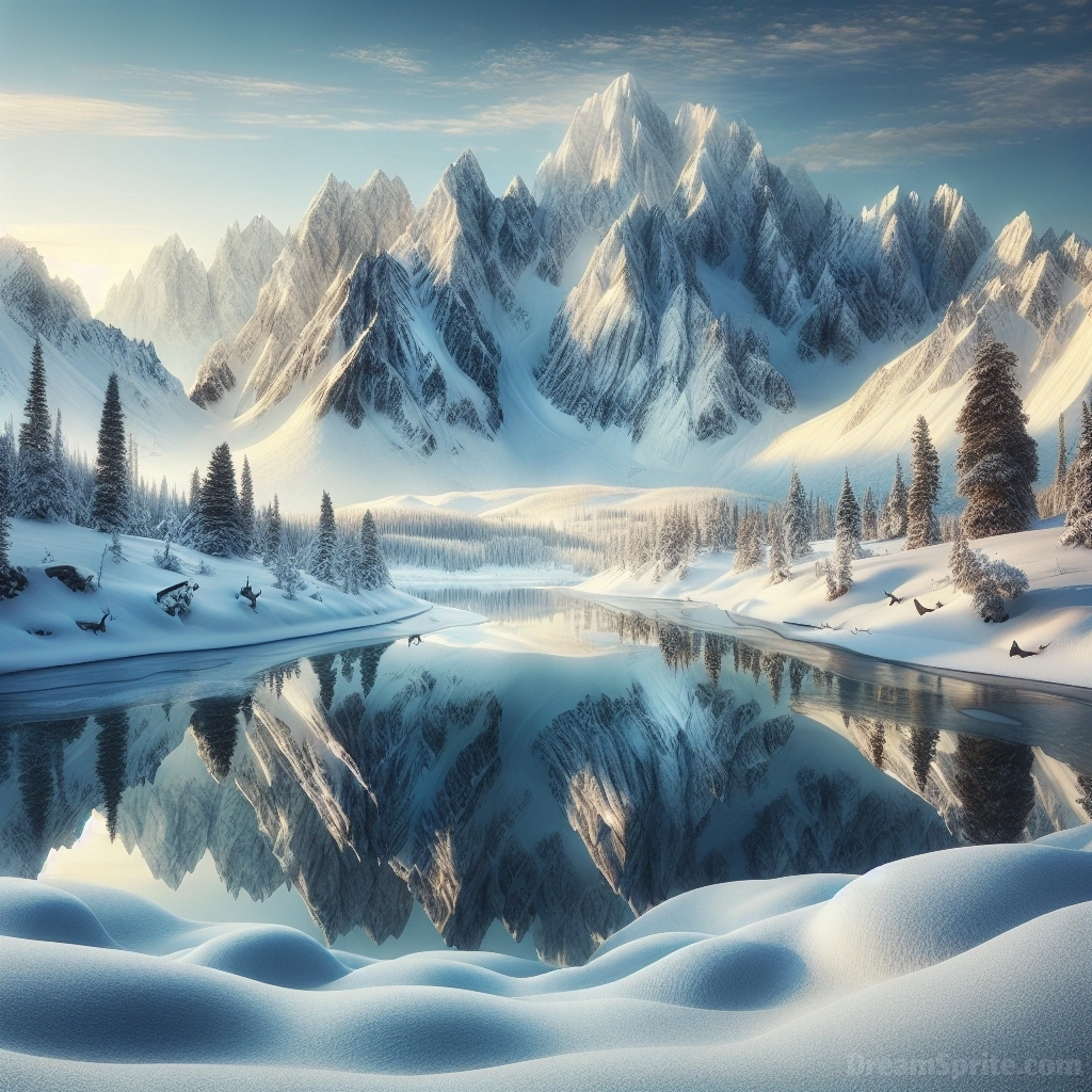 Seeing Snowy Mountains in a Dream