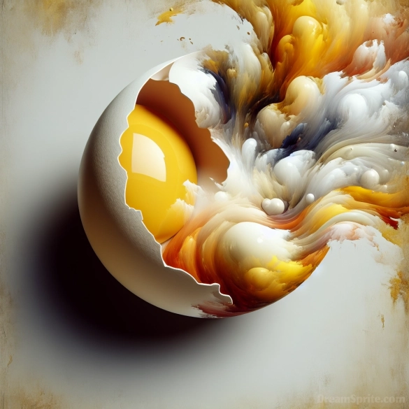 Meaning of Dreaming Broken Egg