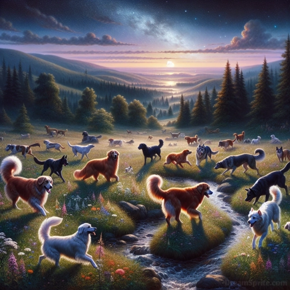 Meaning of Seeing a Pack of Dogs in a Dream