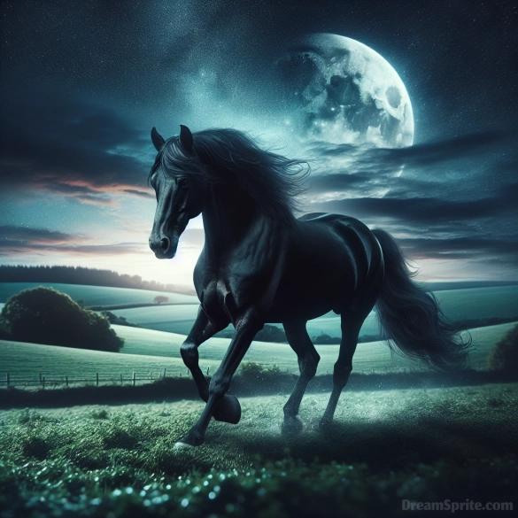 Seeing a Black Horse in a Dream