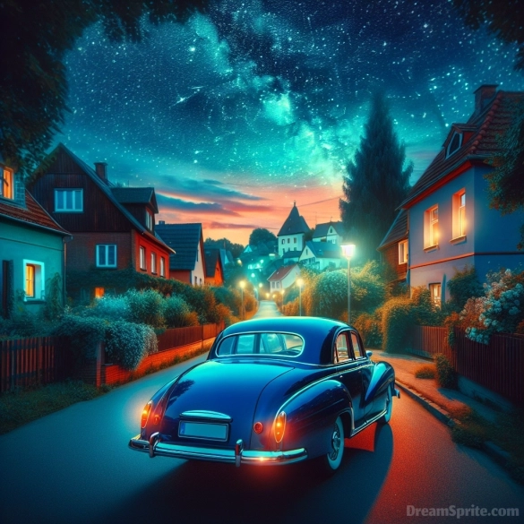 Seeing a Blue Car in a Dream