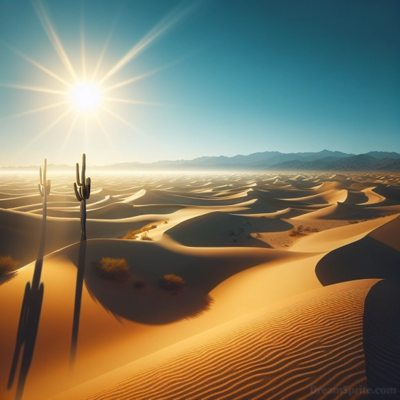 Seeing a Desert in a Dream