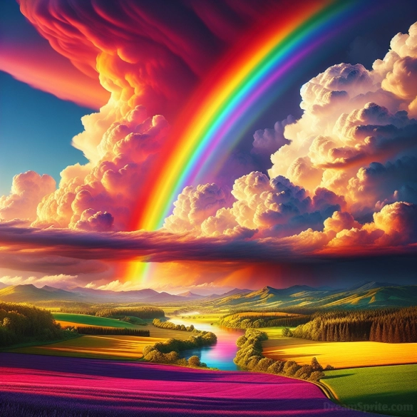 Seeing a Rainbow in a Dream