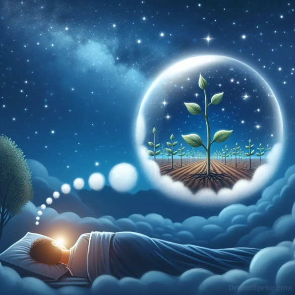 Seeing a Seedling in a Dream