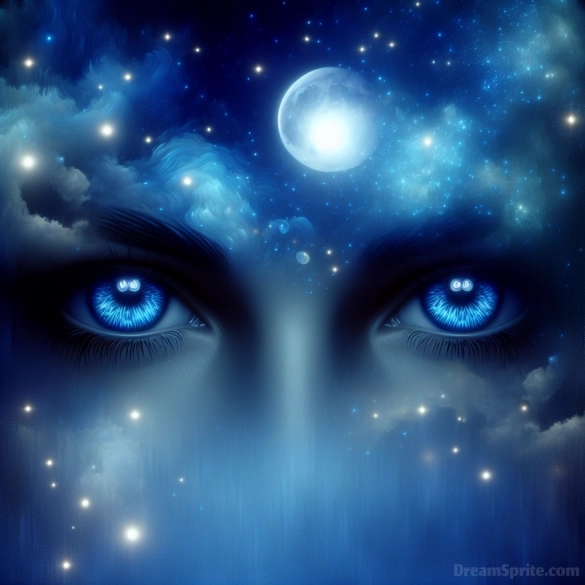 Seeing Blue Eyes in a Dream