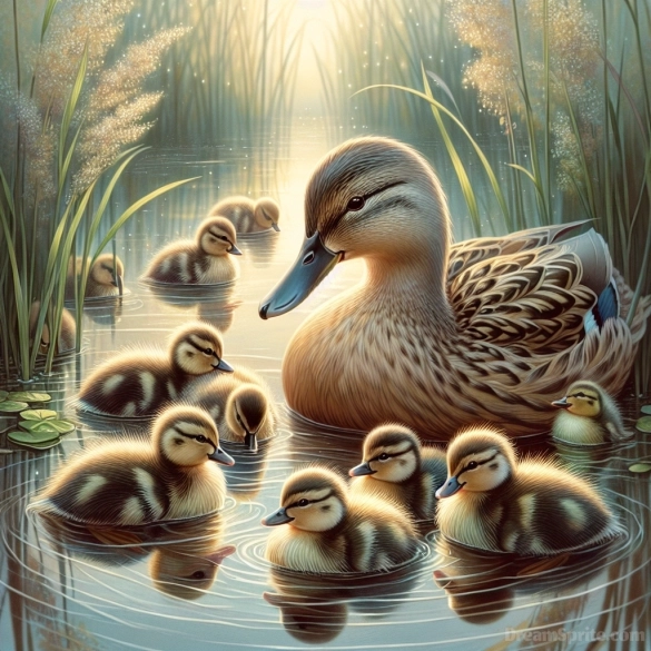 Seeing Ducklings in a Dream