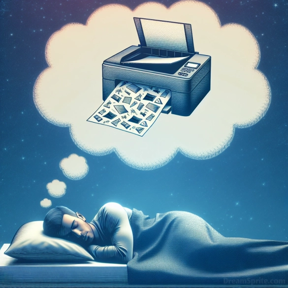 Seeing Photocopies in a Dream