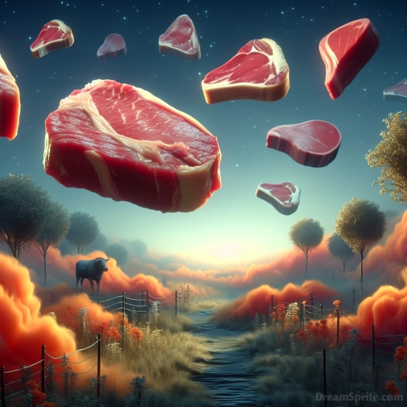 Seeing Red Meat in Dreams