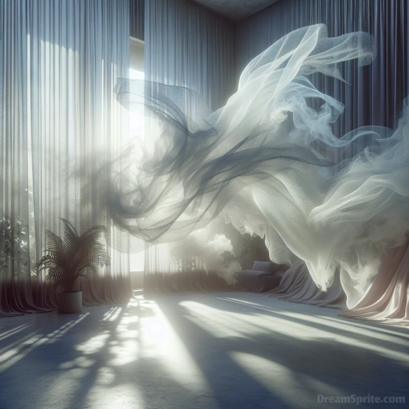 Seeing Tulle Curtain in a Dream